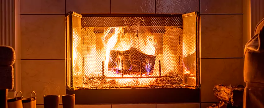 Mendota Hearth Landscape Fireplace Installation in Weston, Wisconsin