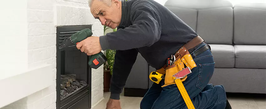 New Indoor Fireplace Installation in Weston, Wisconsin