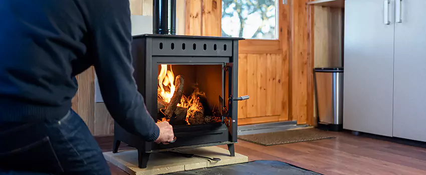 Open Hearth Wood Fireplace Installation in Weston, WI