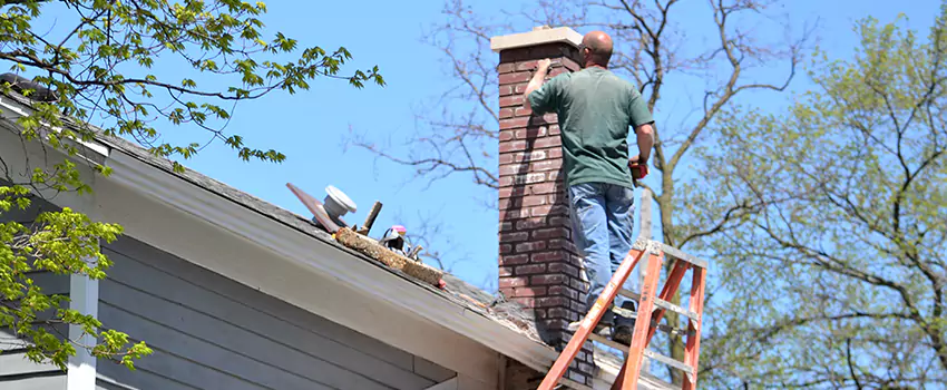 Vinyl and PVC Chimney Flashing Installation in Weston, WI