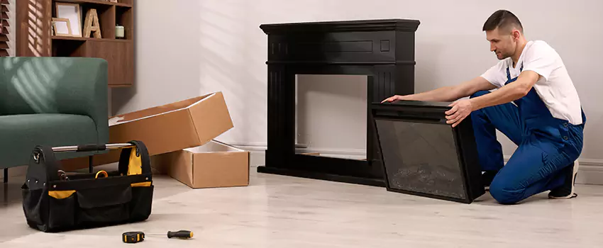 Old Rusted Metal Fireplace Repair And Replacement in Weston, WI