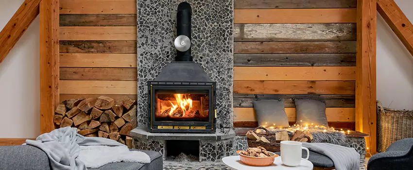 Thelin Hearth Products Direct Vent Gas Stove Fireplace Inspection in Weston, Wisconsin